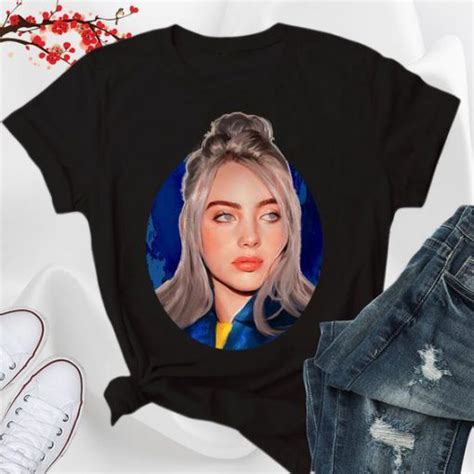 Billie Eilish white shirt